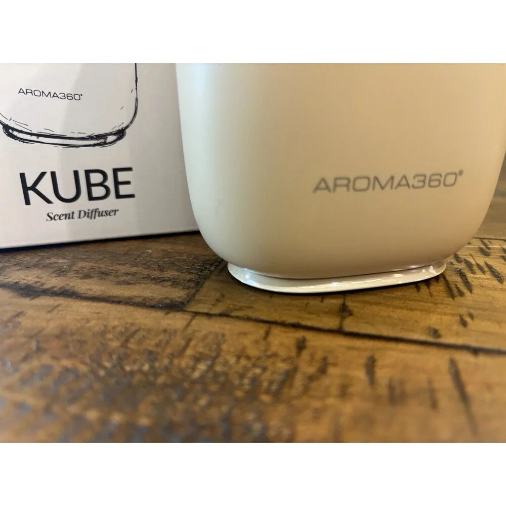 Aroma360 Kube Portable Scent Diffuser Sand Smart App Controlled $99.95 Retail